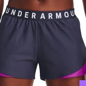Under Armour Women’s Play Up Twist Shorts‎ 3.0 - Size 2X/2X Gray/Pink Athletic